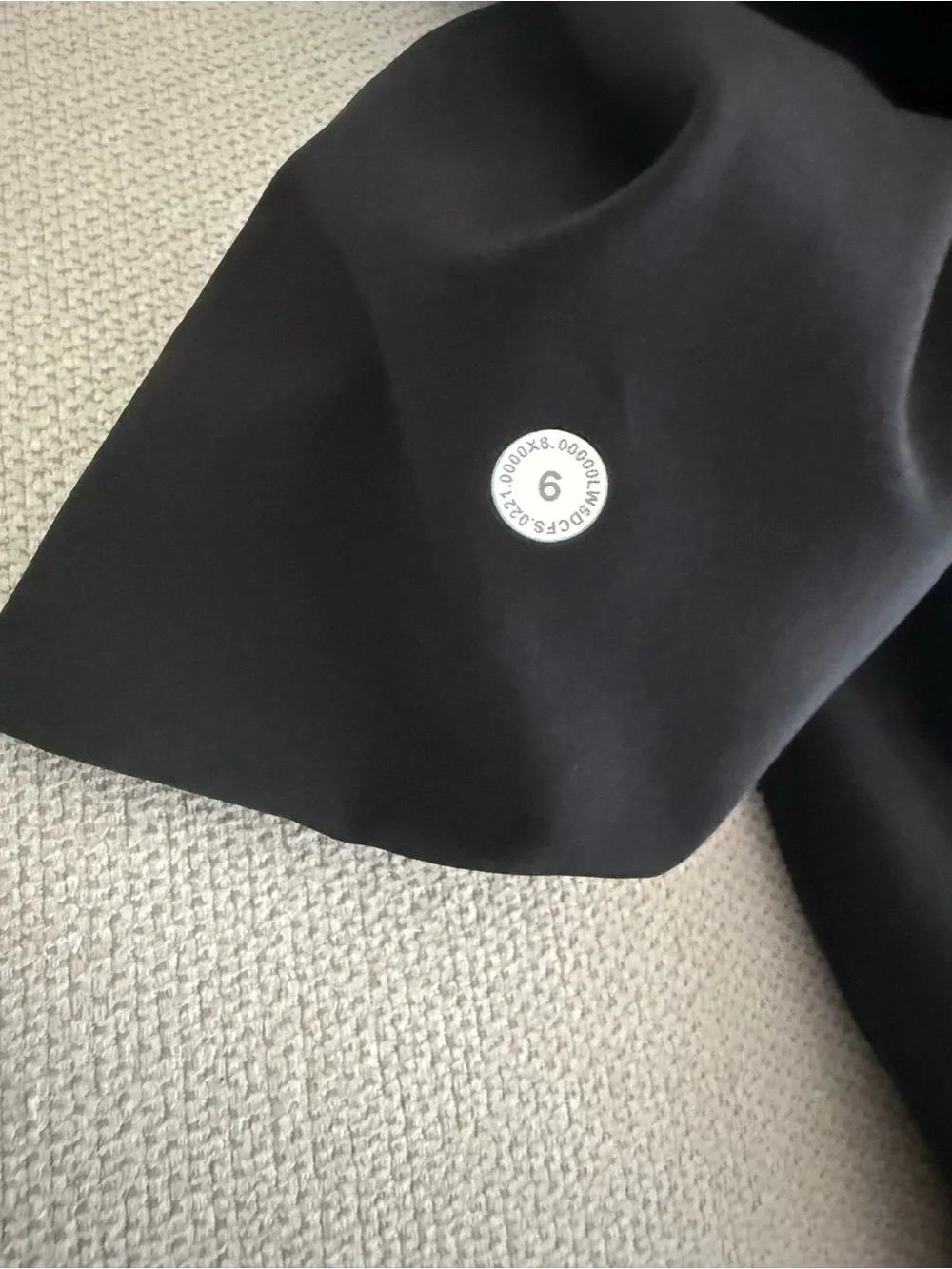 Lululemon Stretch High-Rise Jogger Full Length Black Size 6 Luxtreme